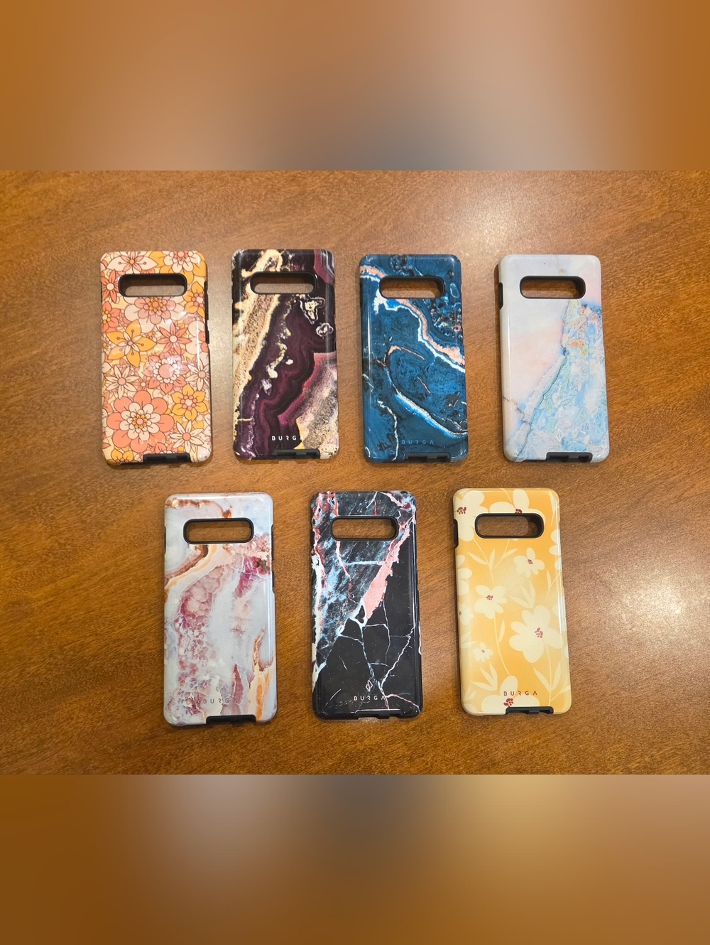 7 Used Samsung Galaxy S10+ Burga Tough Phone Cases